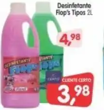 Cercadão Desinfetante Flop's Tipos 2L oferta