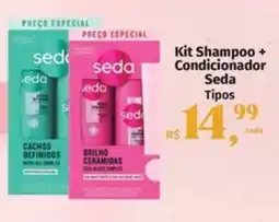 Supermercados Mateus Kit Shampoo + Condicionador Seda Tipos oferta