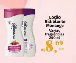 Supermercados Mateus Loção Hidratante Monange oferta