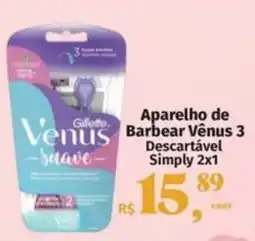 Supermercados Mateus Aparelho de Venus Barbear Venus 3 oferta