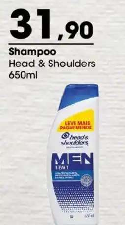 Zaffari Shampoo Head & Shoulders oferta