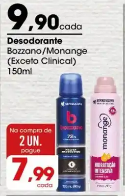 Zaffari Desodorante Bozzano/Monange oferta