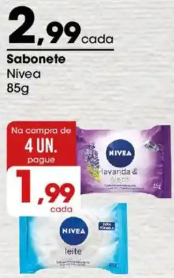 Zaffari Sabonete Nivea oferta