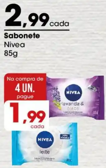 Zaffari Sabonete Nivea oferta