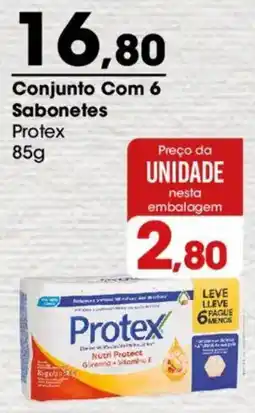 Zaffari Conjunto Com 6 Sabonetes Protex oferta