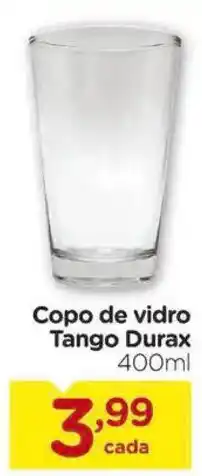 Carrefour Copo de vidro Tango Durax oferta