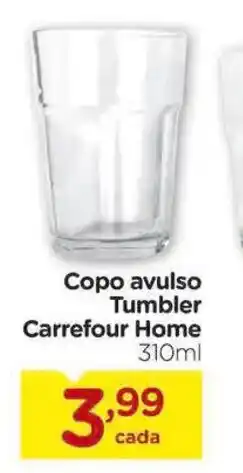 Copo avulso Tumbler Carrefour Home