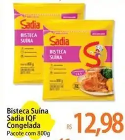 Atacadão Bisteca Suína Sadia IQF Congelada Pacote oferta