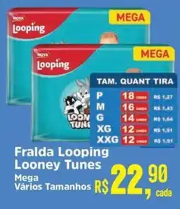 Supermercados Mateus Fralda Looping Looney Tunes oferta