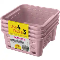 Benoit Conjunto de Cestas Sanremo SR8868 L4P3 0,746L Rosa oferta