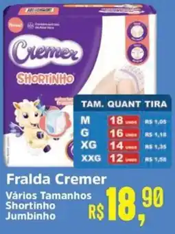 Supermercados Mateus Fralda Cremer oferta