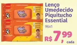 Supermercados Mateus Lenço Umedecido Piquitucho Essential oferta