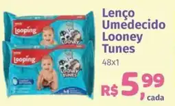 Supermercados Mateus Lenço Umedecido Looney Tunes oferta