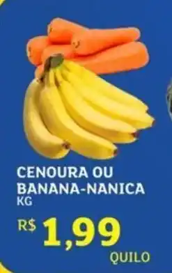 Assaí Atacadista Cenoura ou banana-nanica oferta