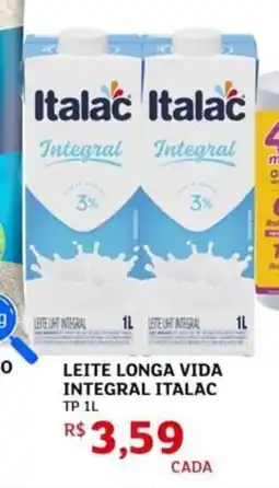 Assaí Atacadista Leite longa vida integral italac tp oferta