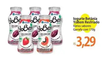 Logurte Betânia YoBem Resfriado Vários sabores Garrafa