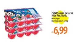 Atacadão Petit Suisse Betânia Kids Resfriado Morango Bandeja oferta
