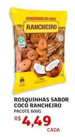 Assaí Atacadista Rosquinhas sabor coco rancheiro oferta
