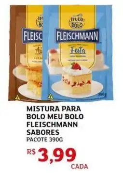 Assaí Atacadista Mistura para bolo meu bolo fleischmann sabores pacote oferta