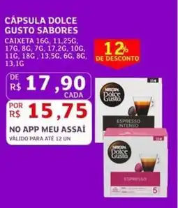 Assaí Atacadista Cápsula dolce gusto sabores oferta
