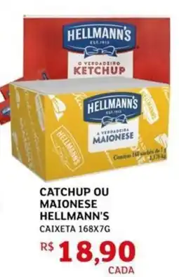 Assaí Atacadista Catchup ou maionese hellmann's oferta