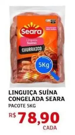Assaí Atacadista Linguiça suína congelada seara pacote oferta