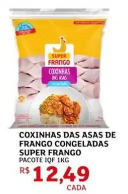 Assaí Atacadista Coxinhas das asas de frango congeladas super frango pacote iqf oferta