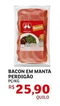 Assaí Atacadista Bacon em manta perdigão oferta