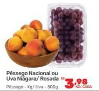 Pessego Naciona ou Uva Niagara/ Rosada 500g