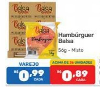 Supermercados Condor hamburguer Balsa 56g oferta