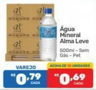 Supermercados Condor Agua Mineral Alma leve 500ml oferta