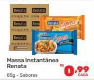 Supermercados Condor Massa Instantanea Renata 85g oferta