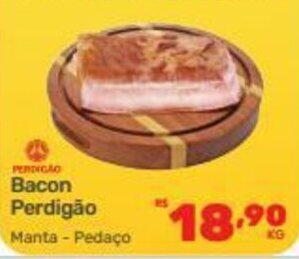Supermercados Condor Bacon Perdigao oferta