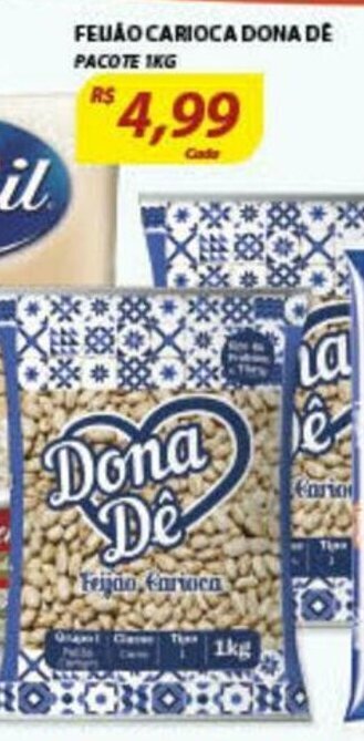 Assaí Atacadista Feijao Carioca Dona De pacote 1kg oferta