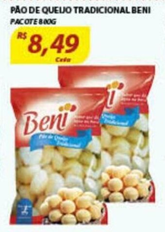 Assaí Atacadista Pao de Queijo Tradicional Beni 800g oferta