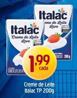 Supermercados Guanabara Creme de Leite Italac TP oferta