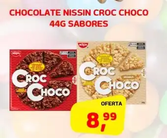 Chocolate nissin croc choco sabores