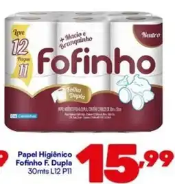Barracão Supermercado Papel Higiênico Fofinho F. Dupla oferta
