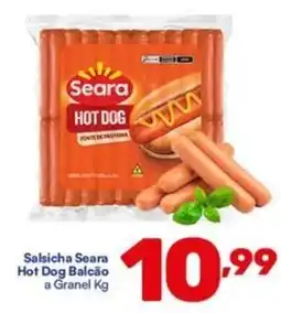 Barracão Supermercado Salsicha Seara Hot Dog Balcão a Granel oferta