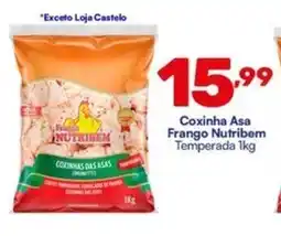 Barracão Supermercado Coxinha Asa Frango Nutribem Temperada oferta