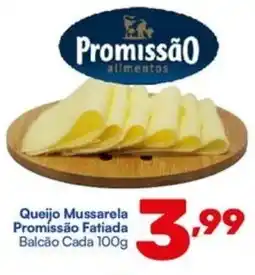 Barracão Supermercado Queijo Mussarela Promissão Fatiada Balcão Cada oferta