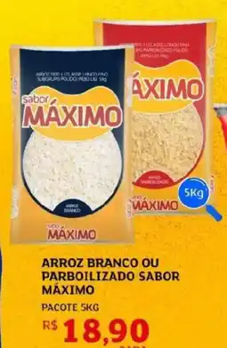 Assaí Atacadista Arroz branco ou parboilizado sabor máximo oferta