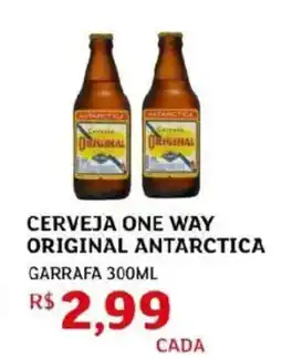 Assaí Atacadista Cerveja one way original antarctica oferta