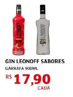 Assaí Atacadista Gin leonoff sabores oferta