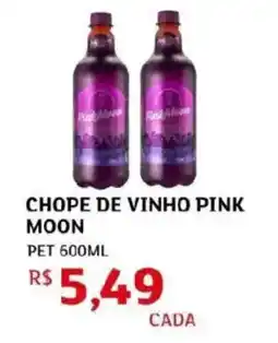 Assaí Atacadista Chope de vinho pink moon pet oferta