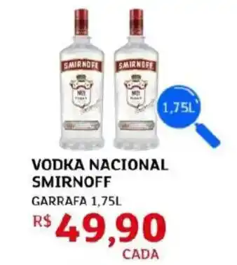 Assaí Atacadista Vodka nacional smirnoff oferta