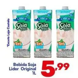Barracão Supermercado Bebida Soja Lider Original oferta