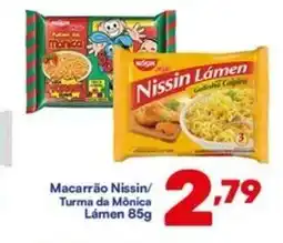 Barracão Supermercado Macarrão Nissin/ Turma da Mônica Lámen oferta