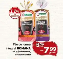 Cometa Supermercados Pão de forma integral ROMANA oferta