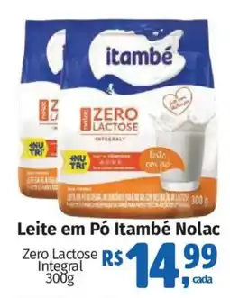 Supermercados Mateus Leite em Pó Itambé Nolac oferta